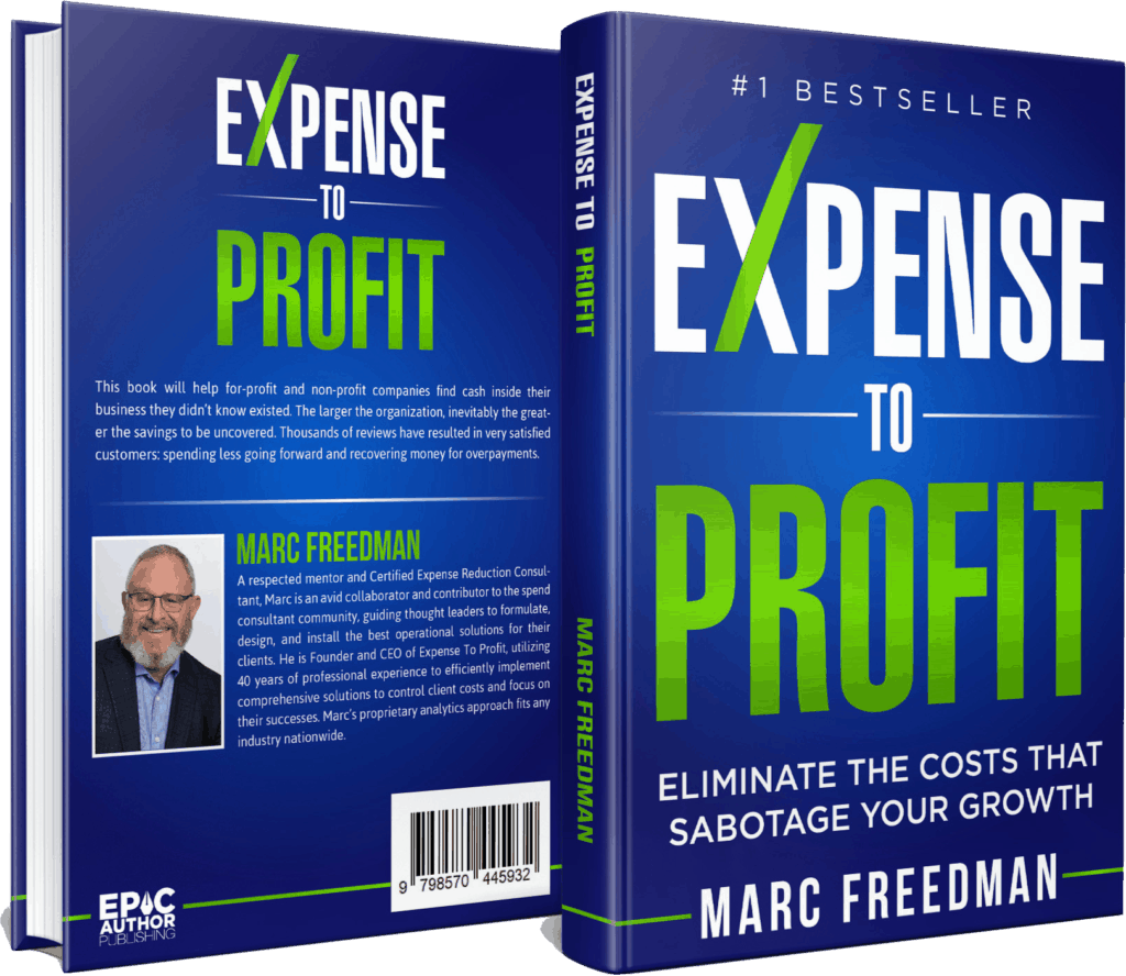 Expense to Profit Book Cover by Marc Freedman